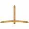 Ekena Millwork Bellingham Rough Sawn Timber Gable Bracket, Western Red Cedar, 96"W x 60"H x 2"D x 6"F, 15/12 Pitch GBW096X60X0206BEL00RWR - alternate 1